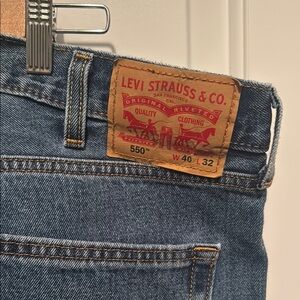 Levi's Blue Relaxed Jeans Classic Comfort